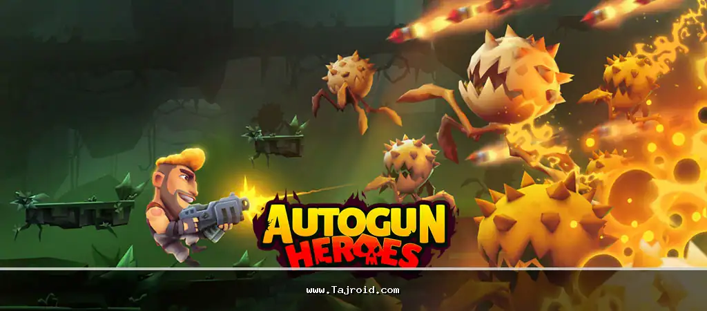 دانلود بازی قهرمانان تفنگدار اکشن پلتفرمر اندروید Autogun Heroes 1 Autogun Heroes Cover