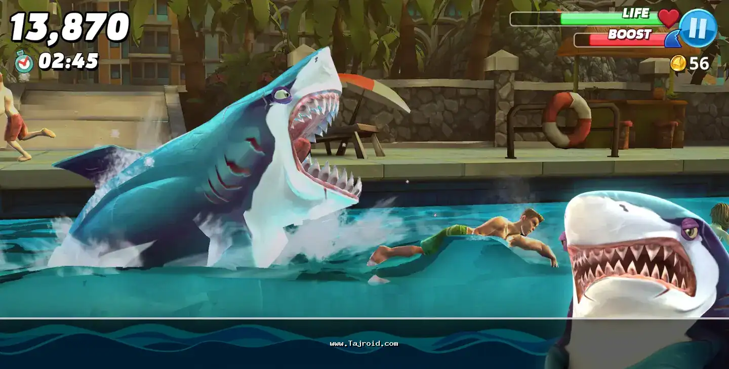 دانلود بازی کوسه گرسنه جهانی + مود اندروید Hungry Shark World 1 Hungry Shark World 01