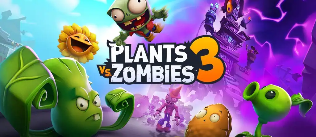 دانلود بازی زامبی ها و گیاهان ۳ اندروید اکشن تفننی جذاب Plants vs Zombies 3 1 PvZ 3 Cover e1763975806142