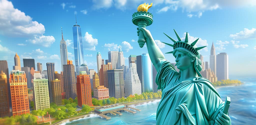 دانلود بازی گلوبال سیتی برای اندروید + شبیهساز شهرسازی آنلاین Global City 1 global city building games banner