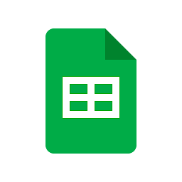 گوگل شیت Google Sheets icon