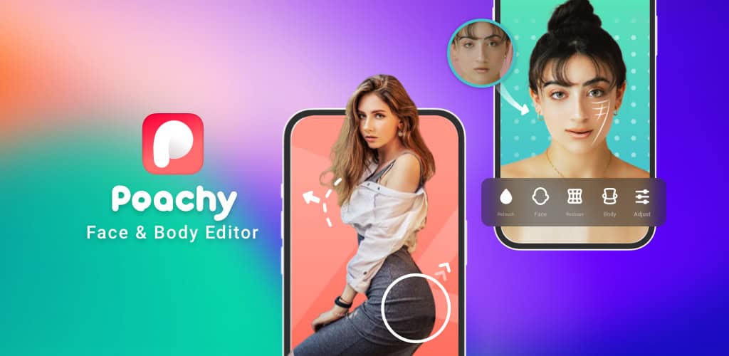 دانلود پیچی پرو برای اندروید + ویرایش صورت و بدن با هوش مصنوعی Peachy Pro 1 peachy ai face body editor banner
