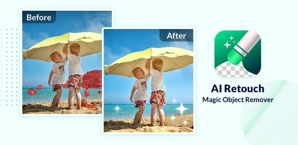 دانلود ریتاچ پرو آنلاک شده برای اندروید + حذف اشیاء ناخواسته از عکسها Retouch Pro 1 remove objects photo editor banner