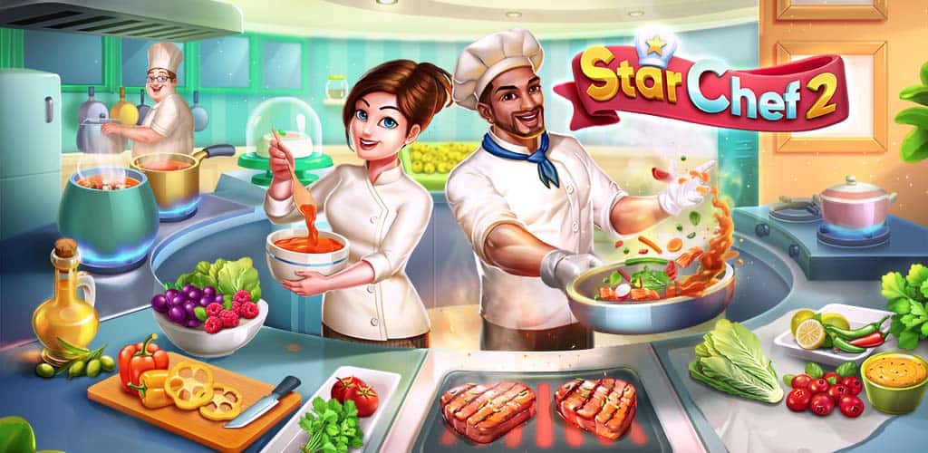 دانلود بازی ستاره آشپزی اندروید؛ شبیهساز سرگرمکننده مدیریت رستوران Star Chef 2 1 star chef 2 restaurant game banner