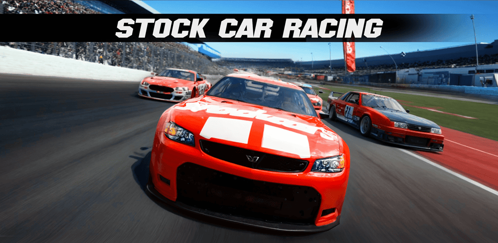 دانلود بازی استاک کار ریسینگ مود بینهایت پول اندروید Stock Car Racing 1 stock car racing banner