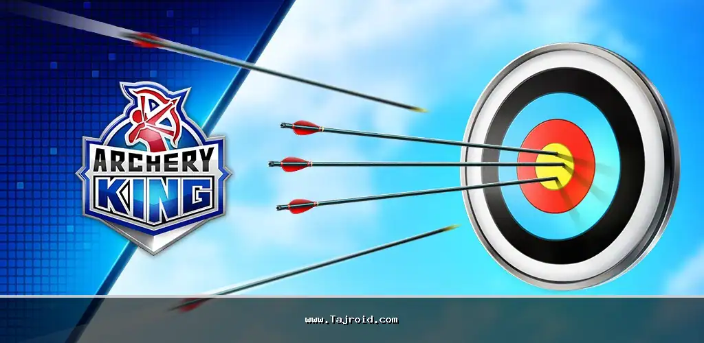 دانلود بازی ورزشی اصلی + مود پادشاه کمانداران آنلاین-آفلاین اندروید Archery King 1 Archery King Cover