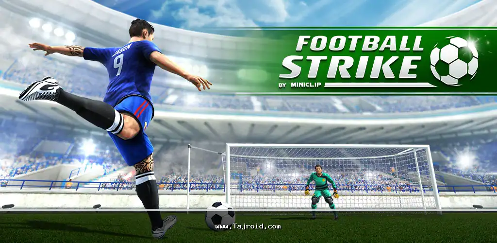 دانلود بازی ورزشی ضربات ایستگاهی فوتبال آنلاین اندروید Football Strike 1 Football Strike Multiplayer Soccer Cover
