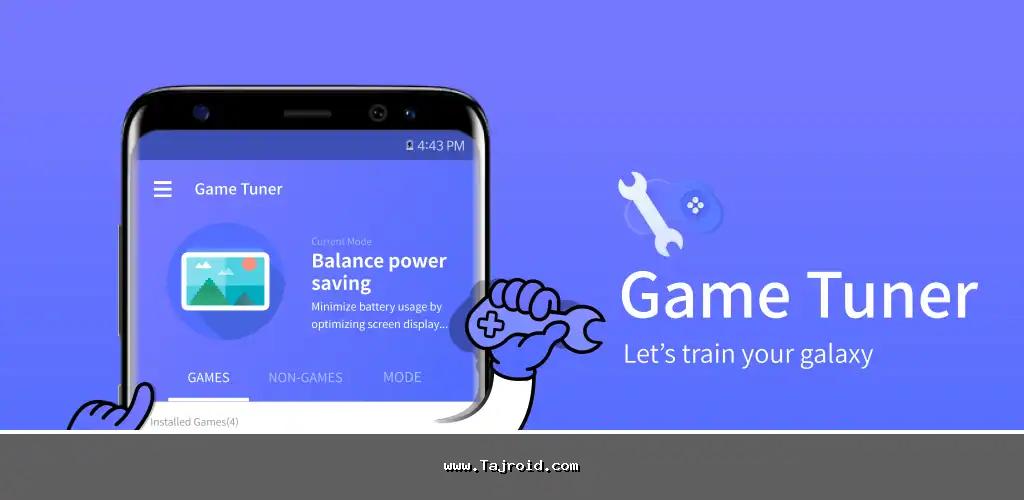 دانلود برنامه بهینهساز و تنظیمکننده بازیهای موبایل سامسونگ اندروید Game Tuner 1 Game Tuner