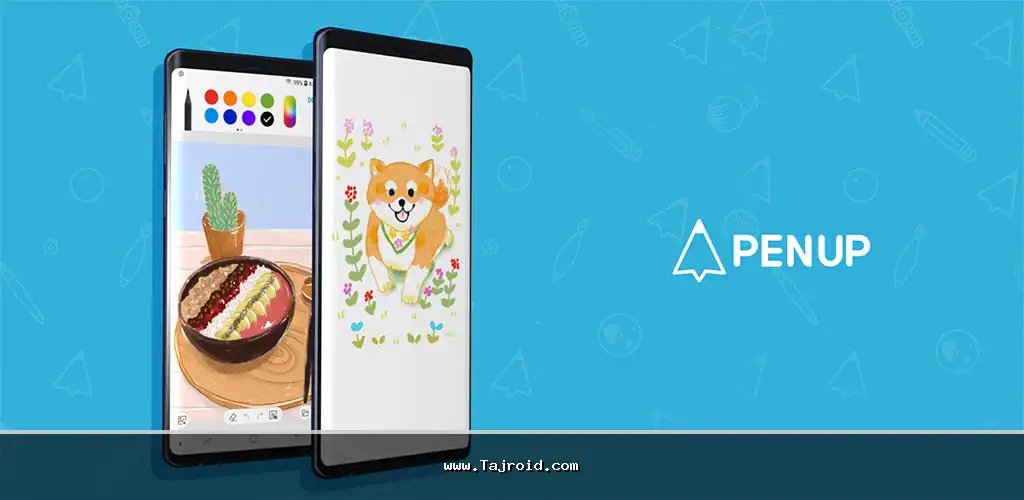 دانلود برنامه شبکه اجتماعی نقاشی و طراحی سامسونگ اندروید PENUP 1 PENUP Share your drawings
