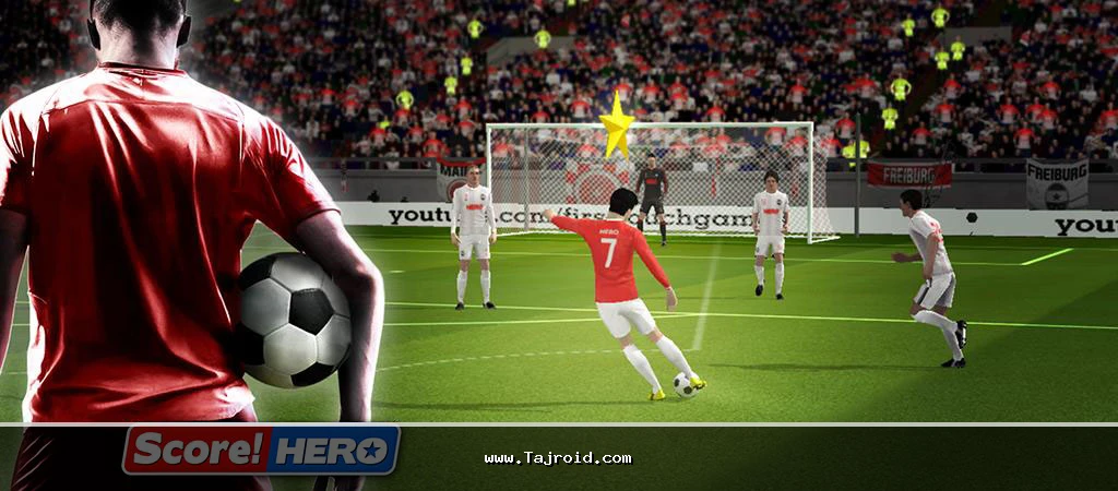 دانلود بازی امتیاز قهرمانی گل بزن! قهرمان مود شده برای اندروید Score! Hero + Mod 1 Score! Hero