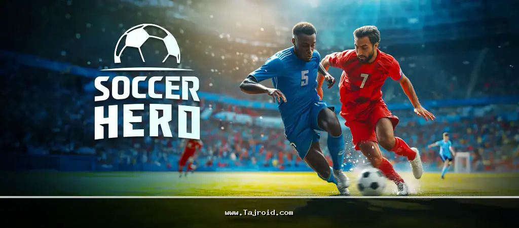 دانلود بازی ورزشی دوئل فوتبال آنلاین چندنفره اندروید Soccer Duel 1 Soccer Hero Cover